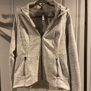 90 Degrees by Reflex gray yoga sweatshirt